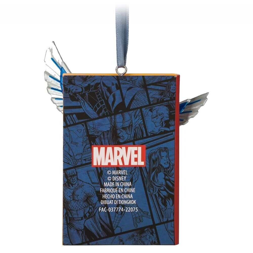 Captain America Sam Wilson Comic Book Sketchbook Ornament Marvel - Christmas Holiday Figure