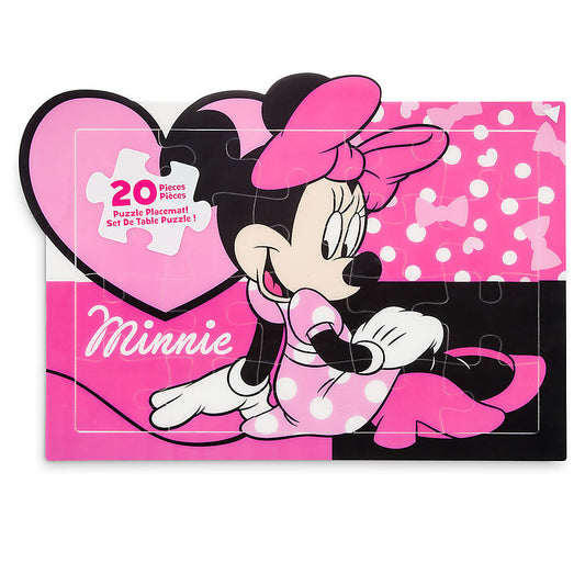 Minnie Mouse Pink 20pc Puzzle Kids Placemat