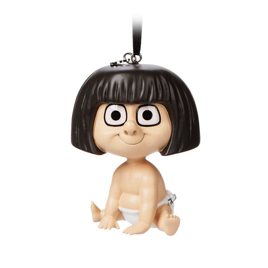 Disney Incredibles Baby Jack Jack as Edna Mode Holiday Christmas Ornament