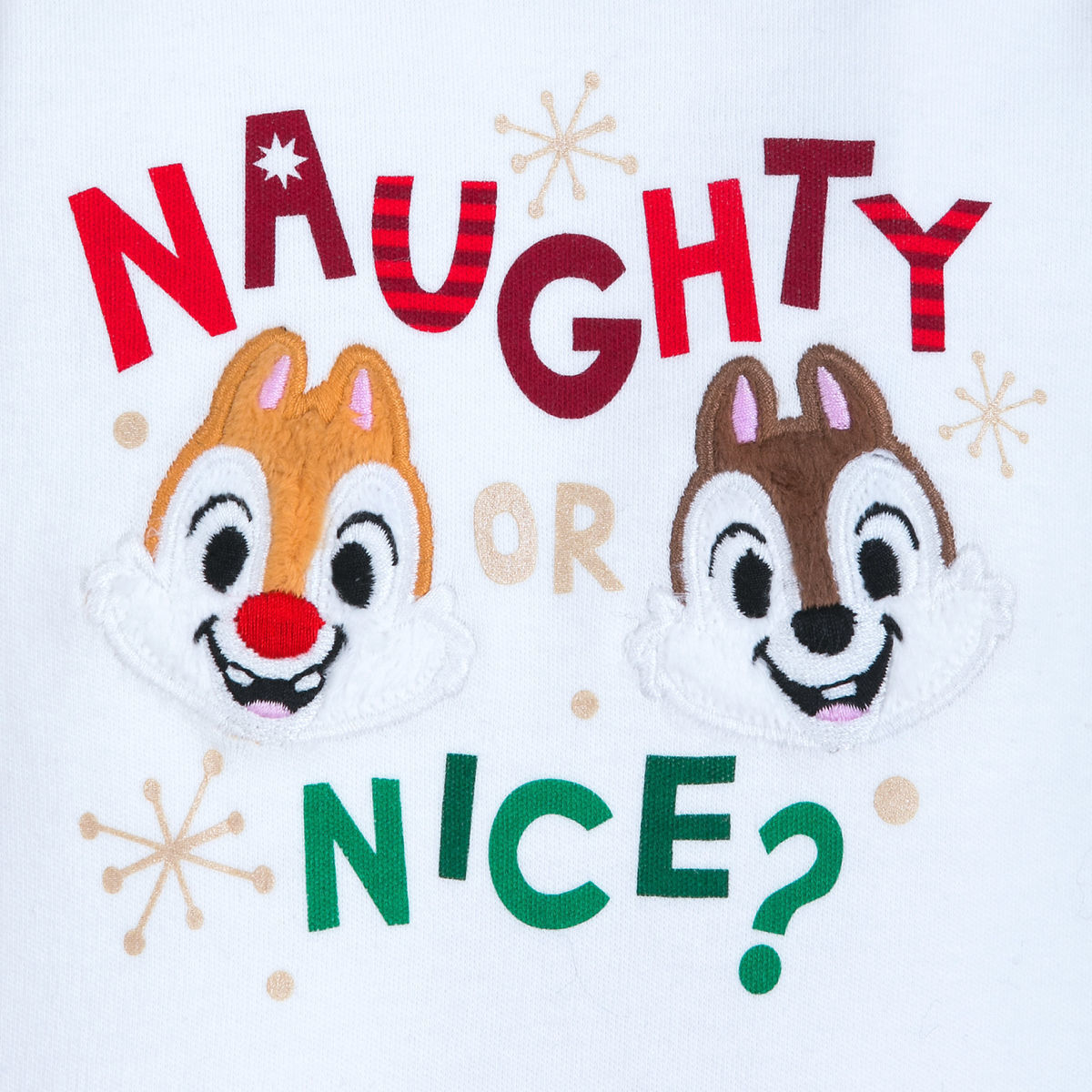 Disney Chip & Dale Santa Mickey & Minnie Mouse Holiday Christmas Baby Outfit Bodysuit