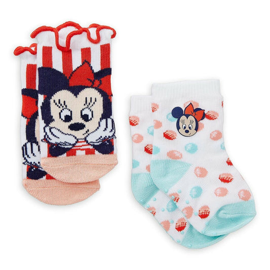 Minnie Mouse Sock Set For Baby - 2pc