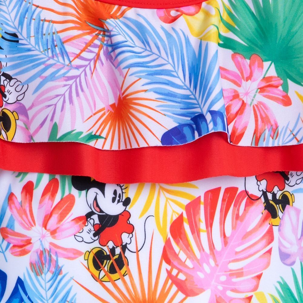 Astuccio Quadrato Minni Mouse Tropic – Portatutto HS Turchese Con Cerniera – 22x8x5,5 Cm
