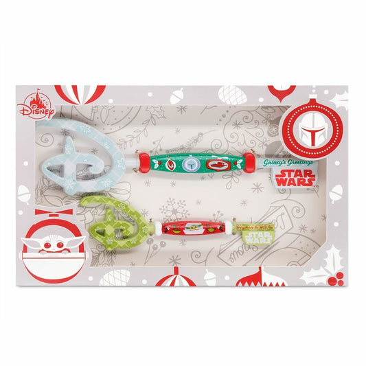 The Mandalorian Holiday Baby Grogu 2pc Collectible Key Boxed Set