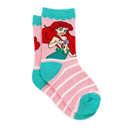 The Little Mermaid Princess Ariel Ankle Socks for Kids Girls