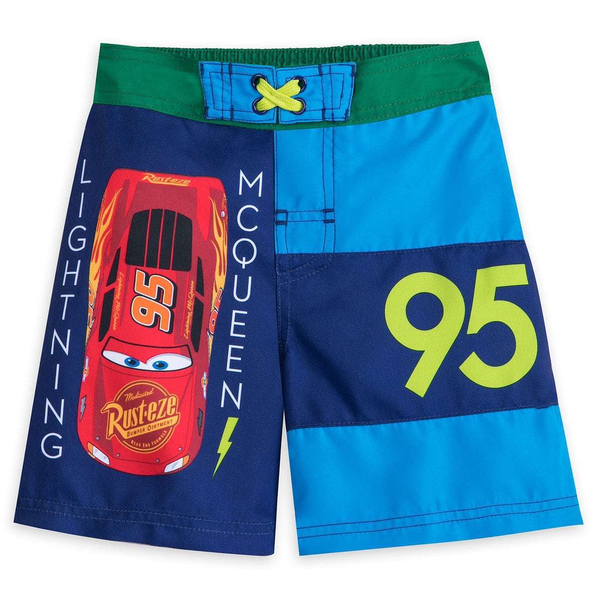 Disney Cars Lightning McQueen Swim Trunks for Kids Boys Size 2 - Toddler