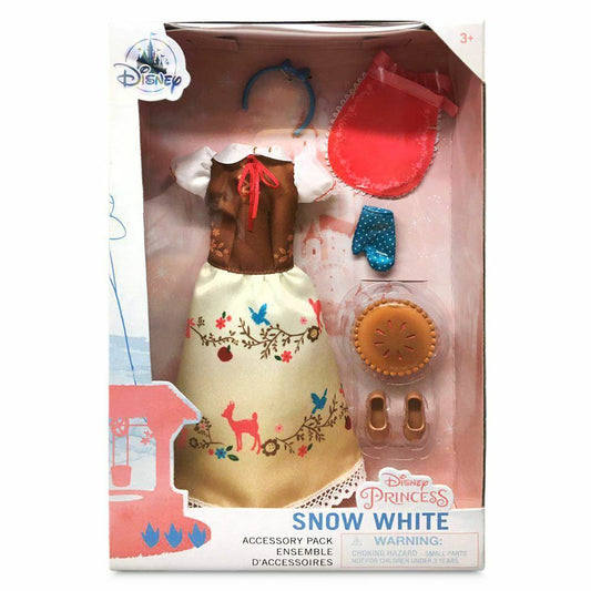Disney Snow White Princess Classic Doll Dress & Costume Accessory Pack Set
