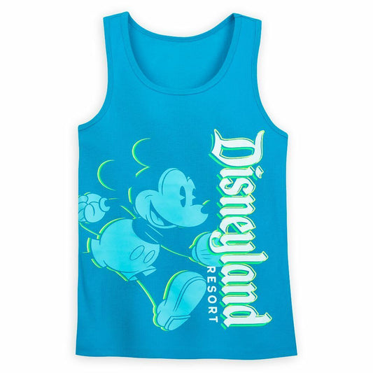 Mickey Mouse Disneyland Neon Tank Top for Women Size Small
