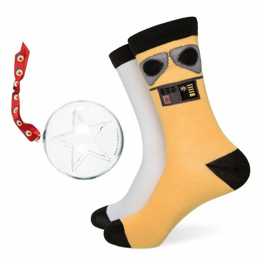 Disney Pixar Wall-E & Eve Socks for Women in Ornament Ball