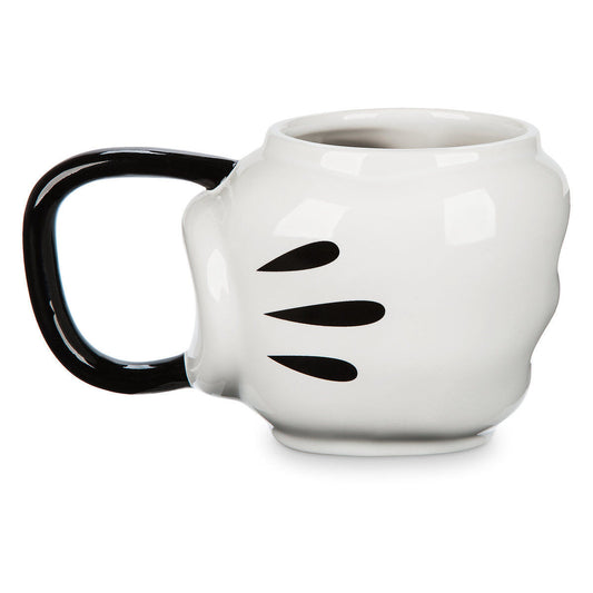 Disney Mickey Mouse Glove Sculptured Ceramic Coffee Cup Mug 20oz