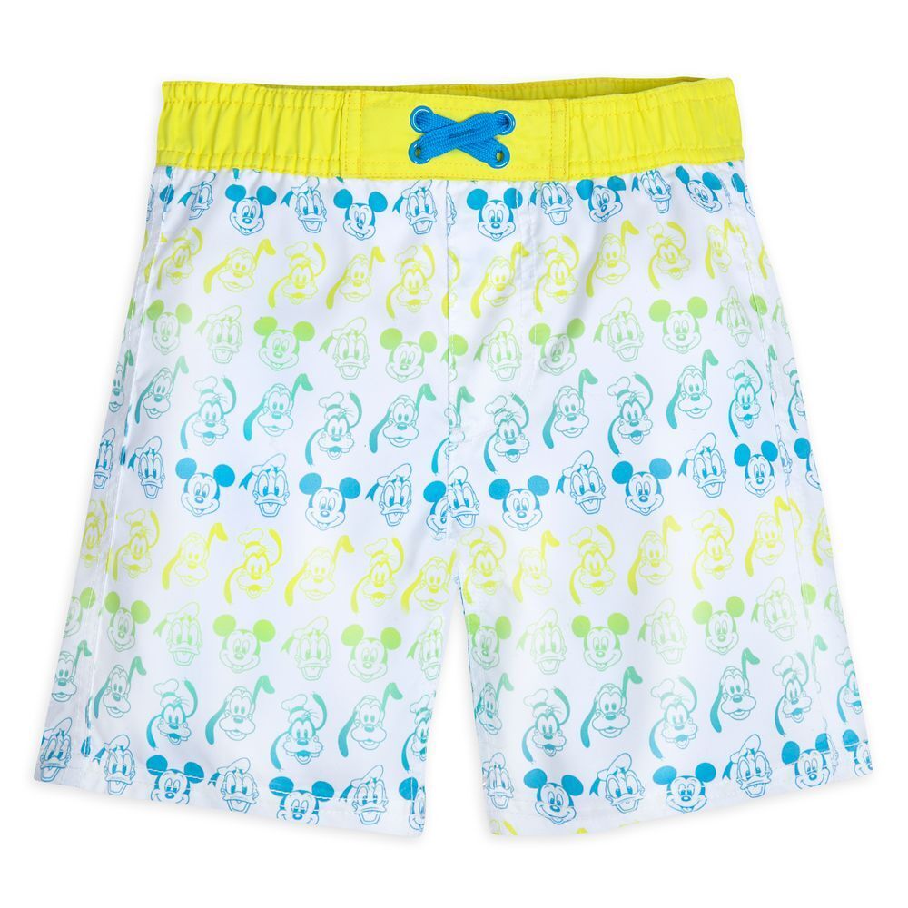 Mickey Mouse Donald Pluto & Goofy Swim Trunks for Kids - Boys