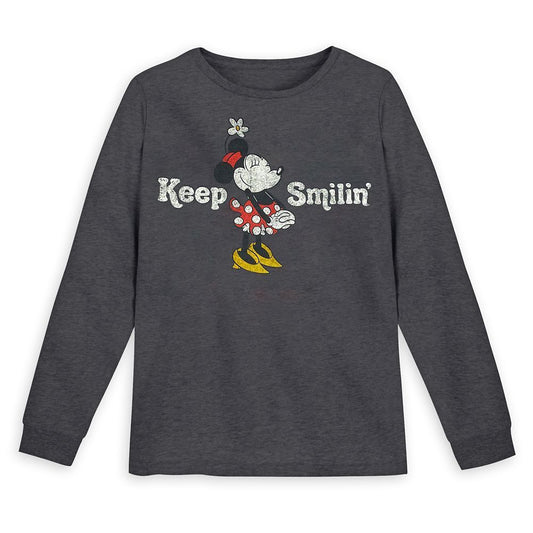 Minnie Mouse Long Sleeve T Shirt Tee for Girls Kids
