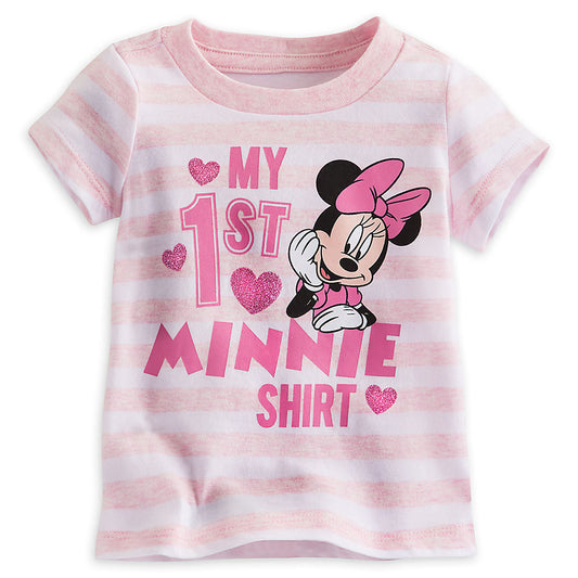 Disney "My First " Minnie Mouse Girls Pink Baby Shirt