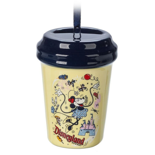 Minnie Mouse Starbucks Cup Holiday Ornament – Disneyland Resort Christmas Figure