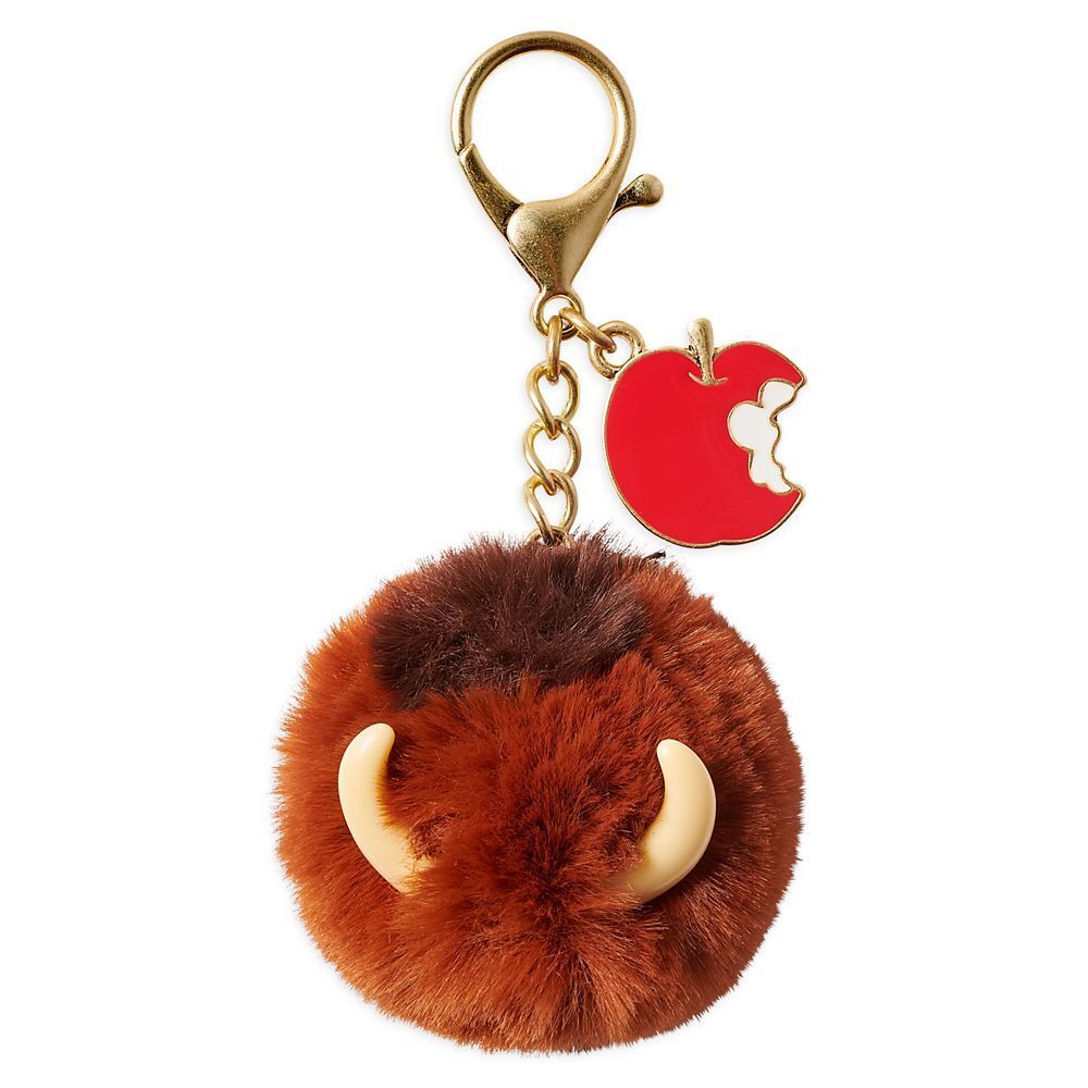 The Lion King - Pumbaa Fuzzy Pom Pom Flair Bag Charm Jewelry Keychain