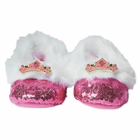 Disney Princess Crown Soft Slippers for Girls - Kids