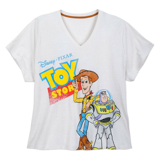 Toy Story Buzz & Woody T Shirt Tee for Women - Plus Sizes