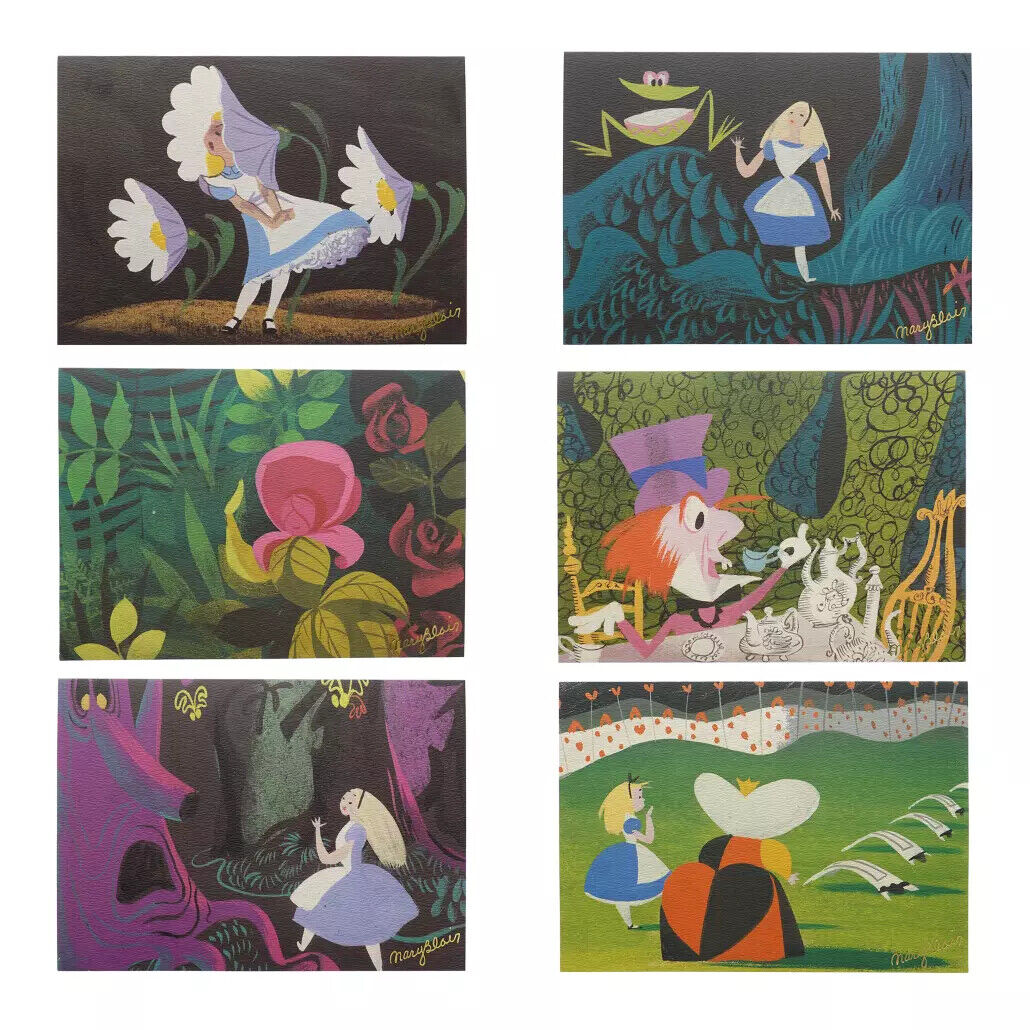 Alice in Wonderland by Mary Blair Notecard Set - Limited