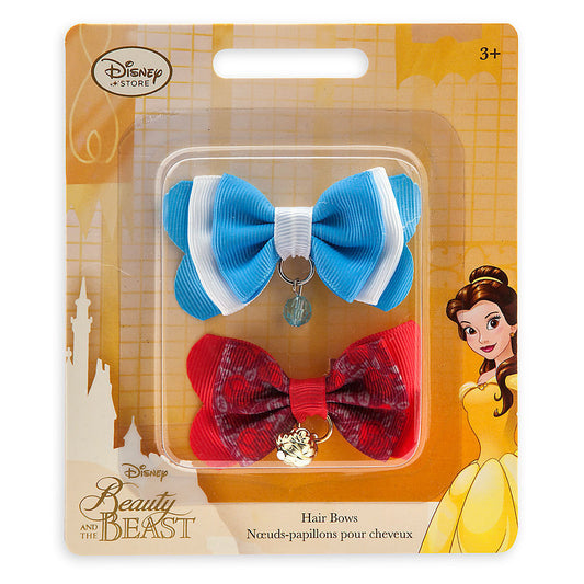 Disney Princess Belle Hair Bow 2pc Set - Beauty & the Beast
