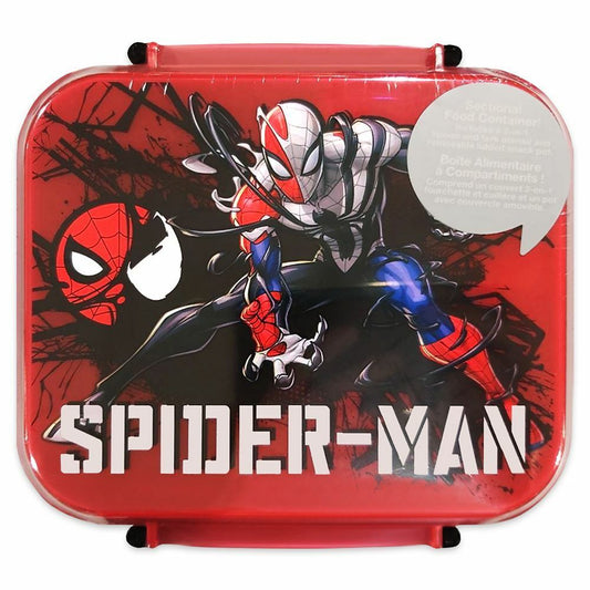 Disney Marvel - Spider Man & Venom Food Storage Container Set with Fork Spoon