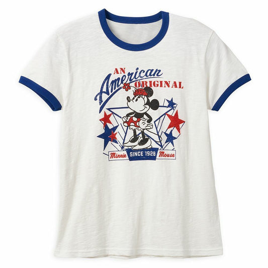 Minnie Mouse Classic Americana Womens T Shirt Tee - American Original
