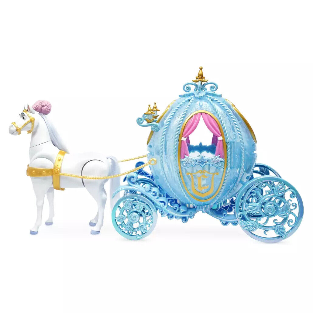 Disney Deluxe Princess Cinderella Large Classic Doll Set w/ Horse & Carriage - 15"