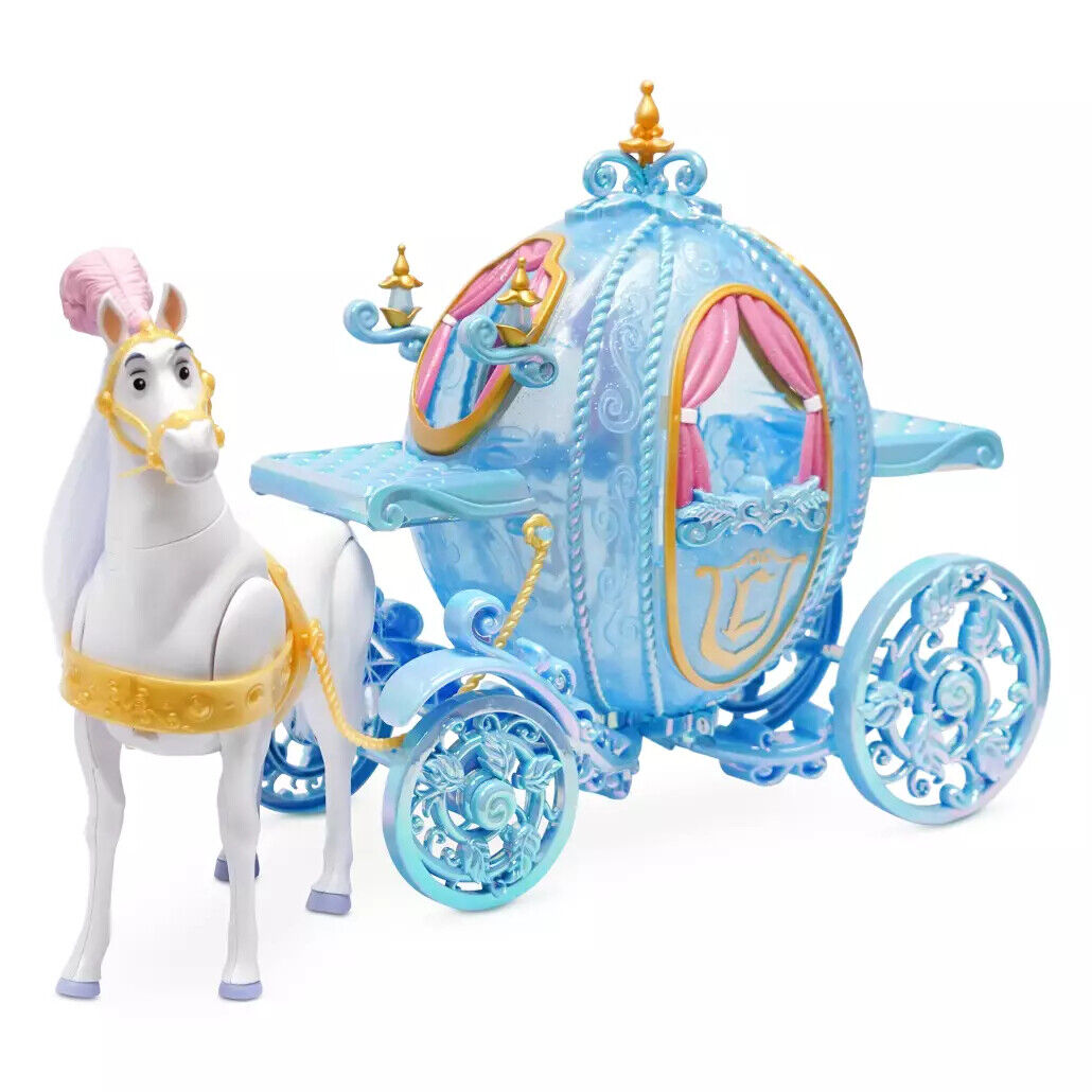 Disney Deluxe Princess Cinderella Large Classic Doll Set w/ Horse & Carriage - 15"