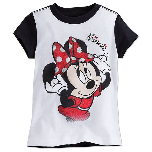 Minnie Mouse Red Polka Dot T Shirt Tee - Girls Size XL 14