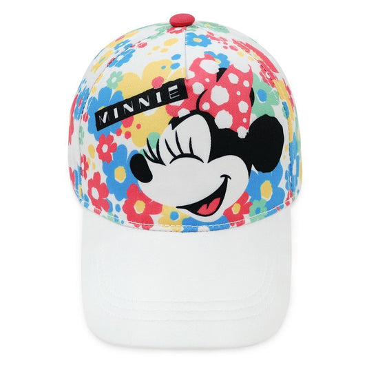 Disney Parks Minnie Mouse Floral Baseball Cap - One Size Adjustable