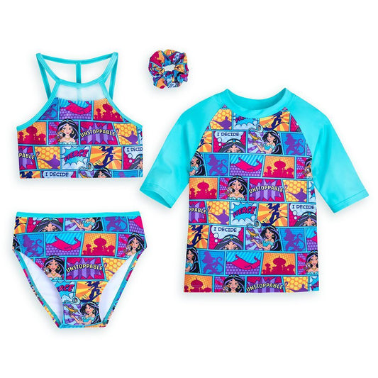 Aladdin Princess Jasmine Swim Set for Girls – Size 4