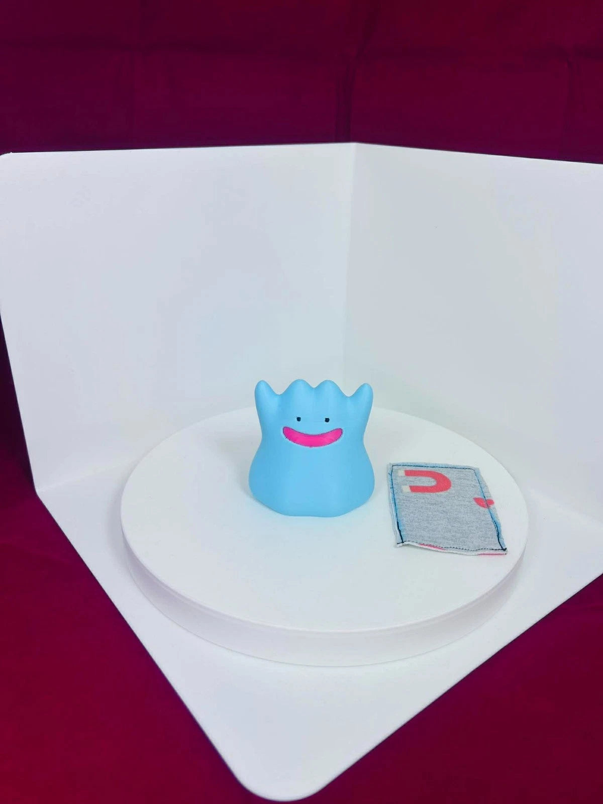 Custom Ditto Pokemon Magnetic Shoulder Pal 3D Go Buddy Toy Costume Theme Park - Purple & Shiny Blue Ditto