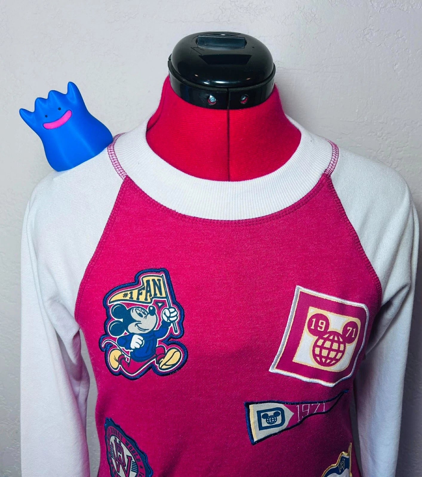 Custom Ditto Pokemon Magnetic Shoulder Pal 3D Go Buddy Toy Costume Theme Park - Purple & Shiny Blue Ditto