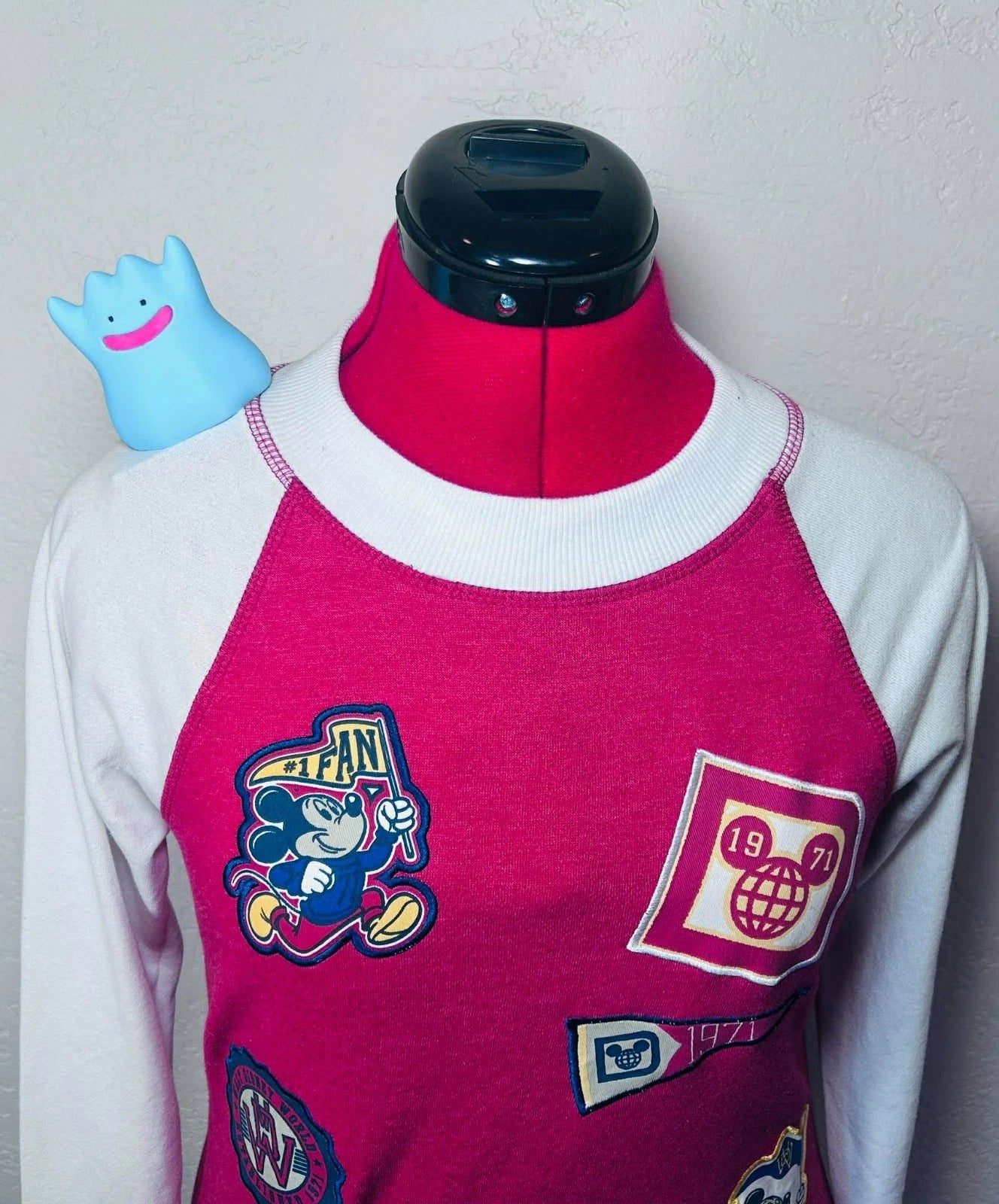 Custom Ditto Pokemon Magnetic Shoulder Pal 3D Go Buddy Toy Costume Theme Park - Purple & Shiny Blue Ditto