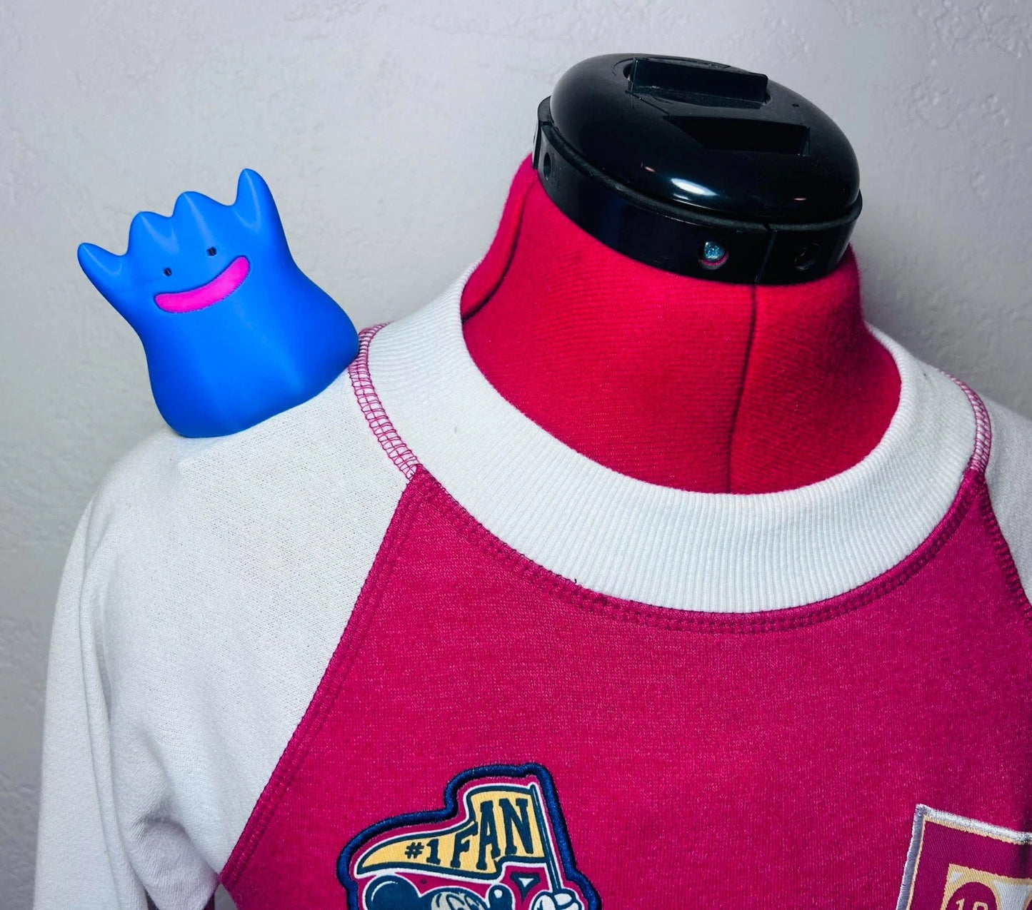 Custom Ditto Pokemon Magnetic Shoulder Pal 3D Go Buddy Toy Costume Theme Park - Purple & Shiny Blue Ditto