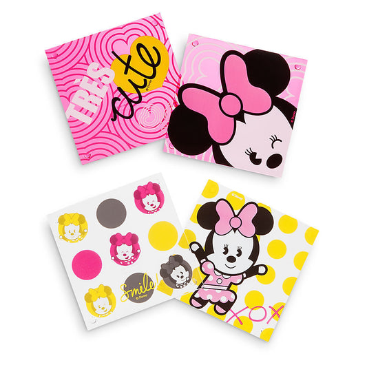 Disney Minnie Mouse MXYZ Acrylic Coaster - 4pc Set