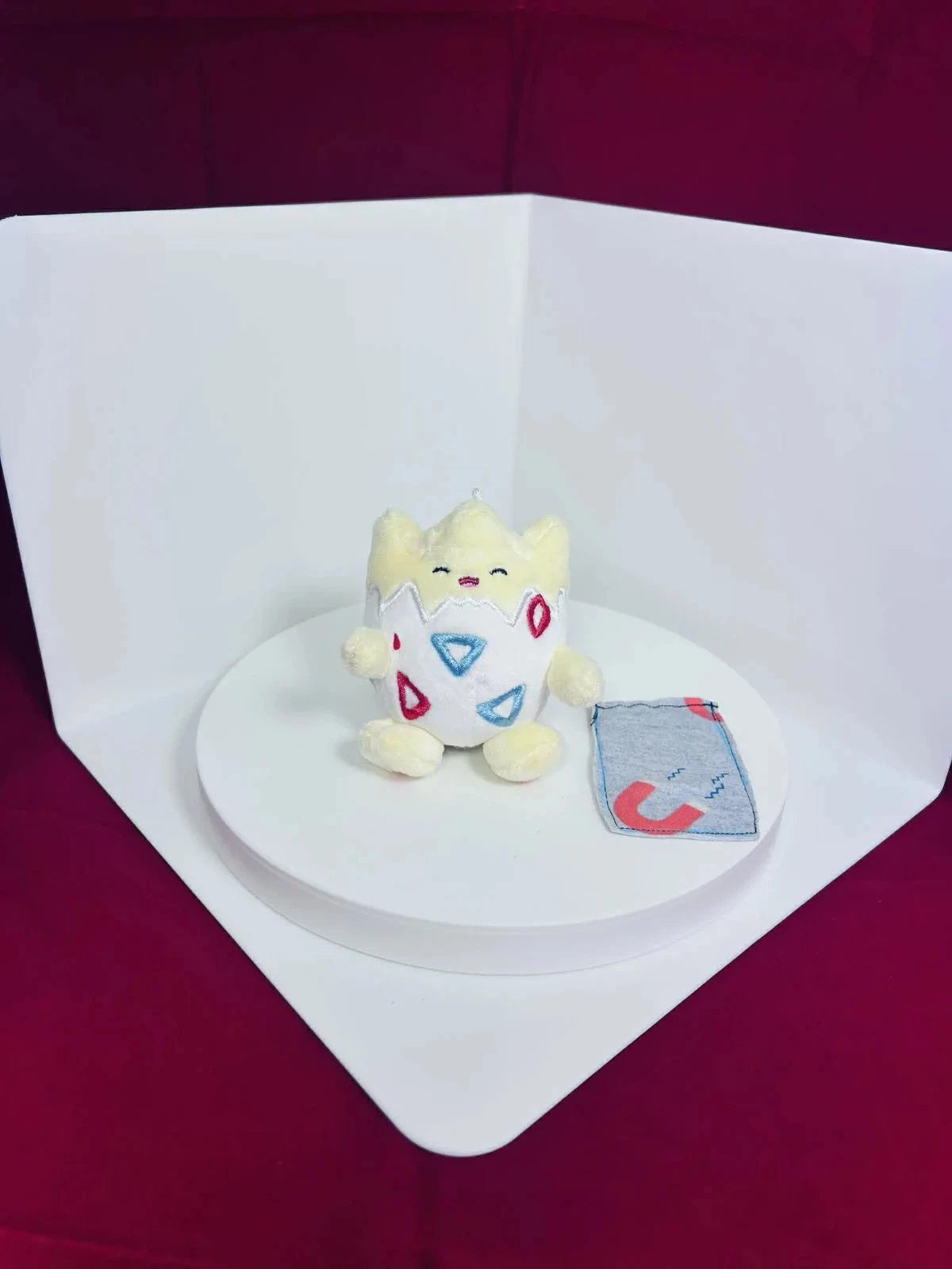 Togepi Custom - Pokemon Inspired Magnetic Shoulder Pal Plush Toy Go Buddy