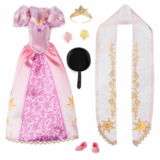 Tangled Princess Rapunzel Dress Set for Doll Costume Accessory Pack