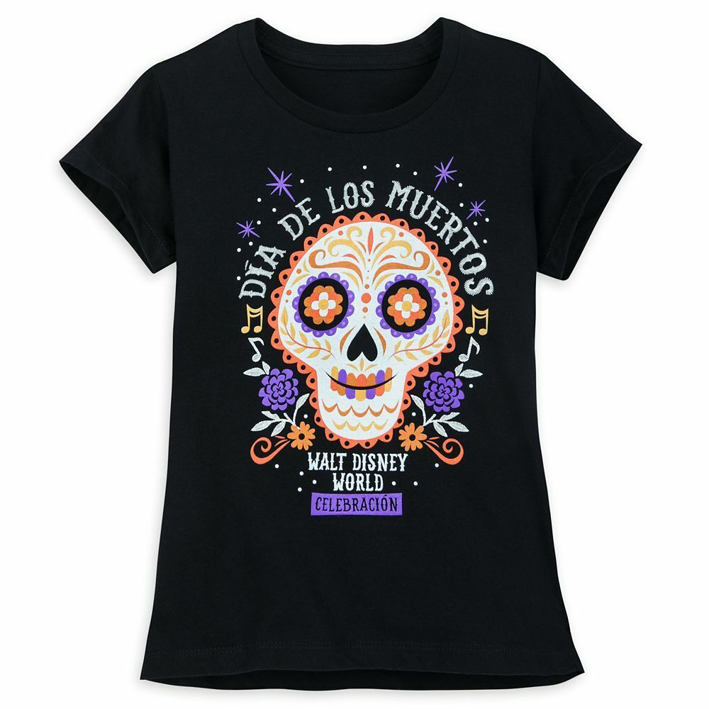 Coco Dia de los Muertos Celebration T-Shirt for Girls Walt Disney World