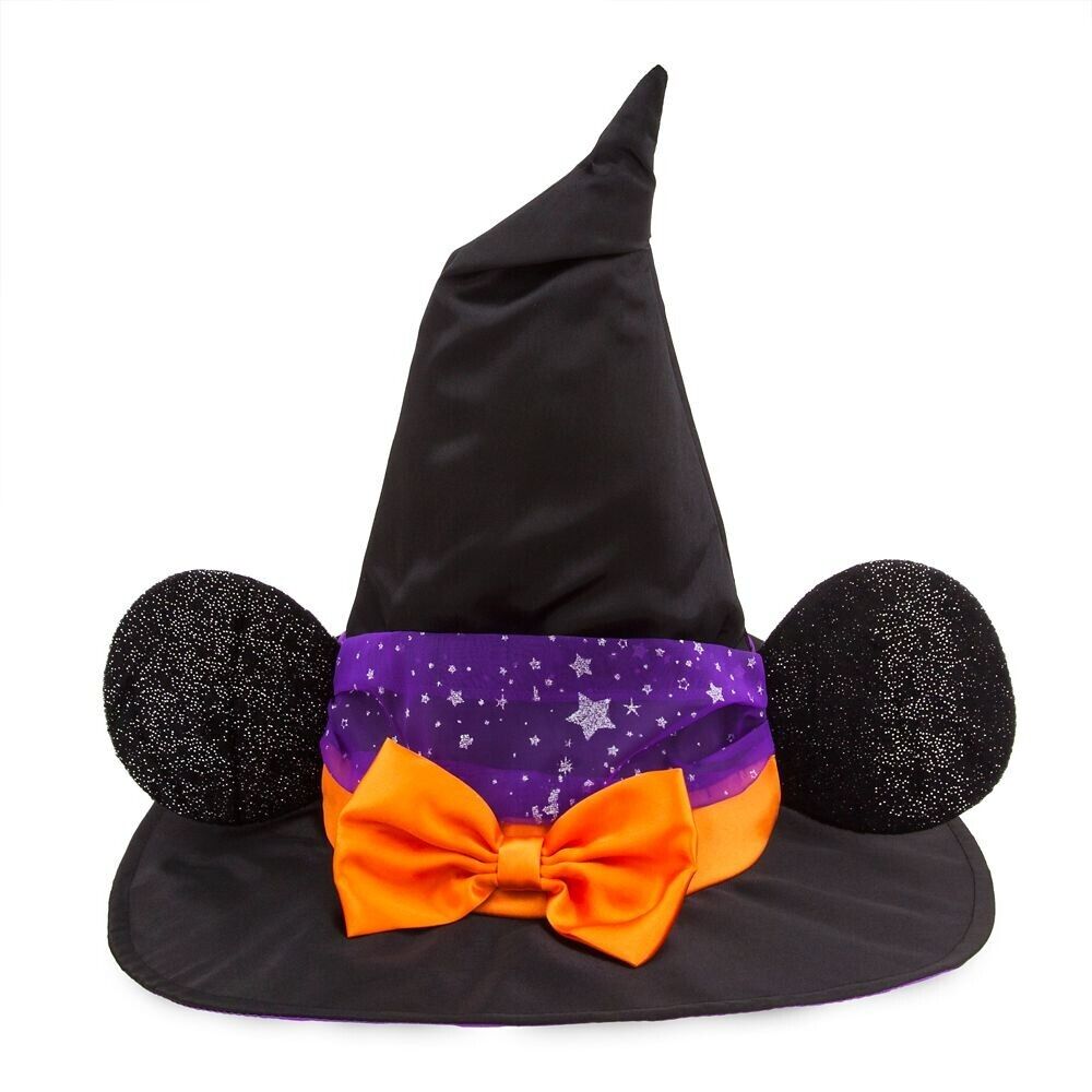 Minnie Mouse Witch Costume Hat w/ Ears Dress Up Kids One Size