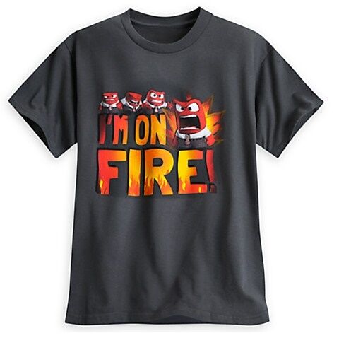 Disney Pixar Inside Out Anger Boys T Shirt Tee