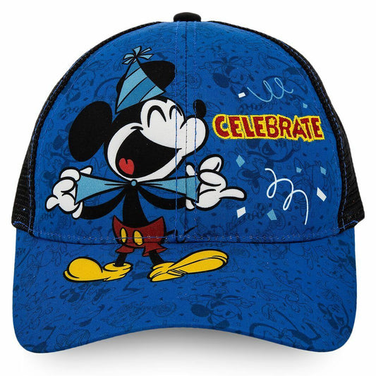 Mickey Mouse 90th Anniversary Birthday Hat Cap for Kids - One Size Adjustable