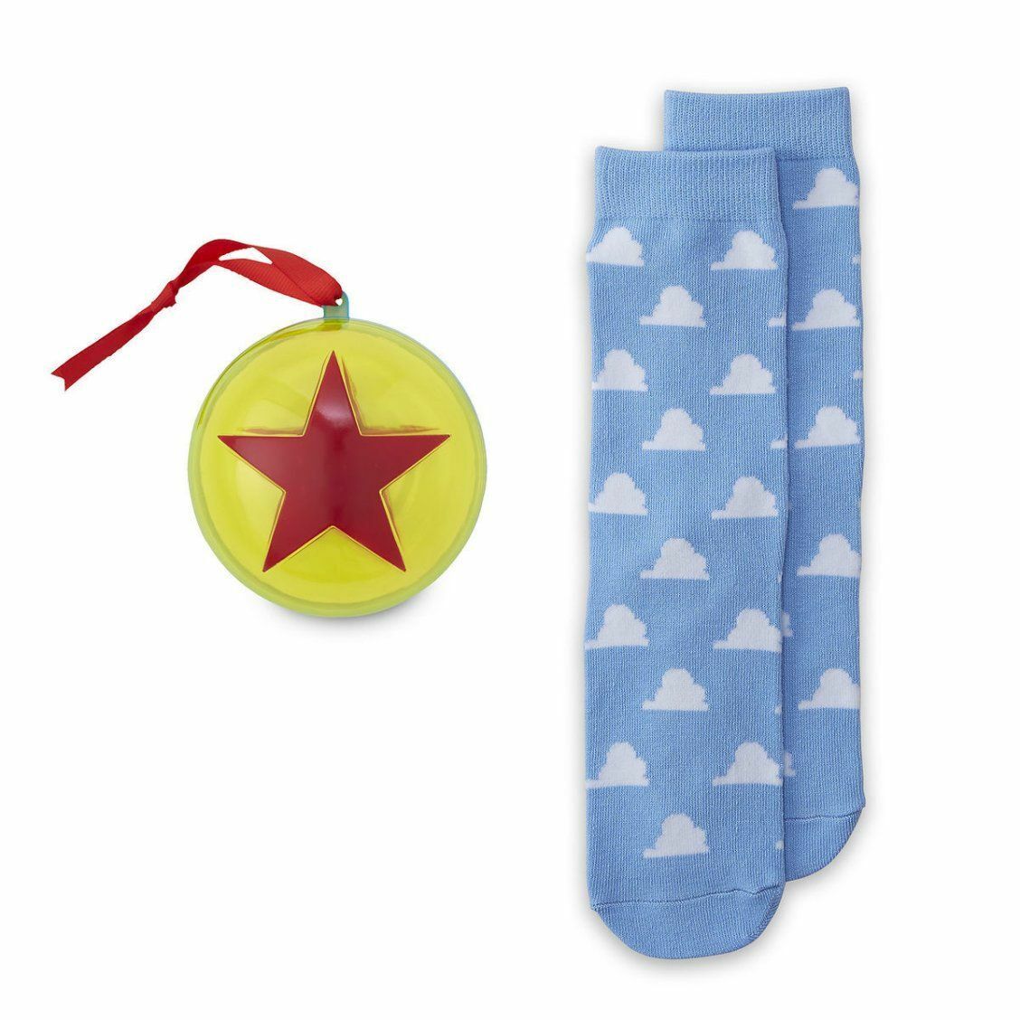 Toy Story Clouds Socks in Pixar Ball Ornament Set - for Adults