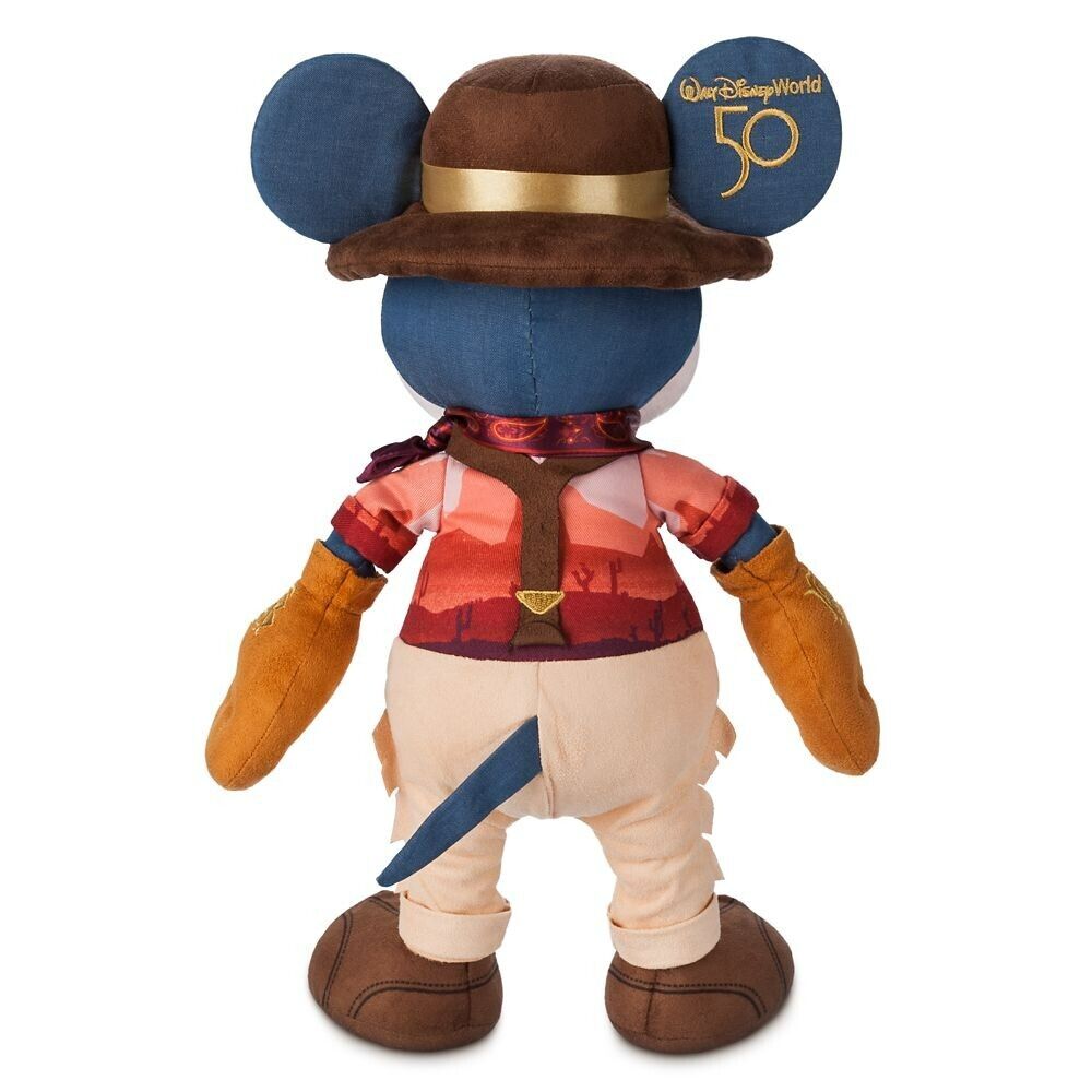 Disney 50th Anniversary Mickey Mouse Big Thunder Mountain Main Attraction Plush- Limited