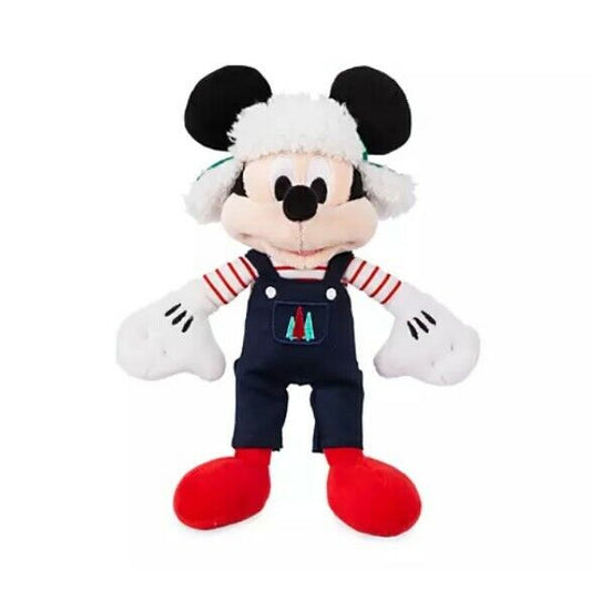 Mickey Mouse Winter Holiday Plush Toy Doll 9" H - Christmas