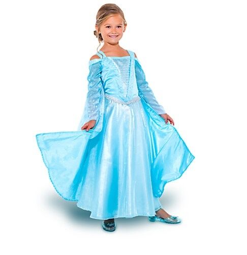 Disney Deluxe Light Up Frozen Elsa Costume Dress Size 10 Large