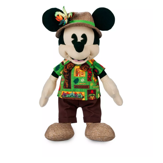 Disney Parks 50th Anniversary Mickey Mouse Main Attraction Tiki Room Plush - Limited