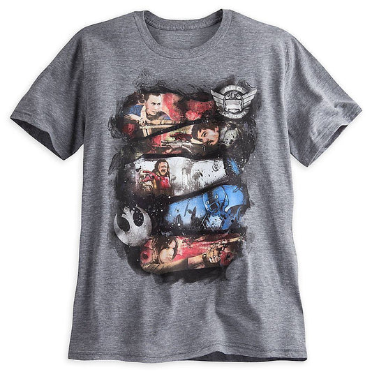 Star Wars Rogue One Cast Adult Mens T Shirt Size Small