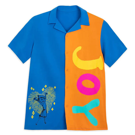 Disney Pixar Inside Out Joy Woven Shirt for Adults - Size Large