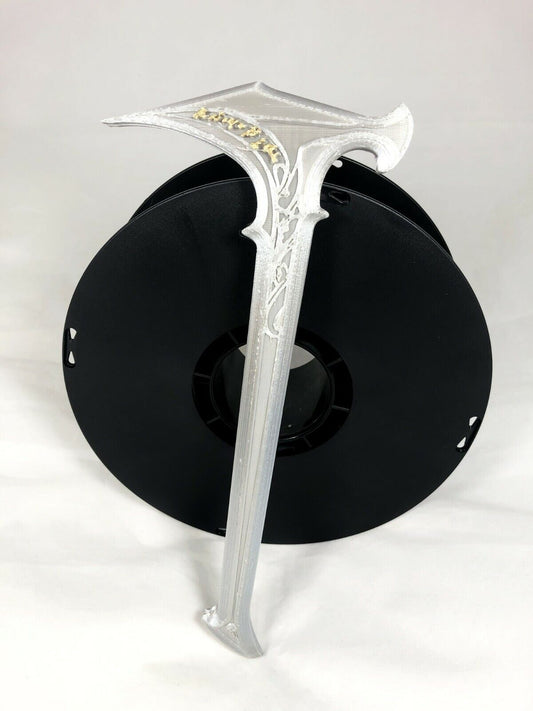 3D Lord of the Rings Inspired Custom Celebrimbor Hammer Ring Maker Costume Prop