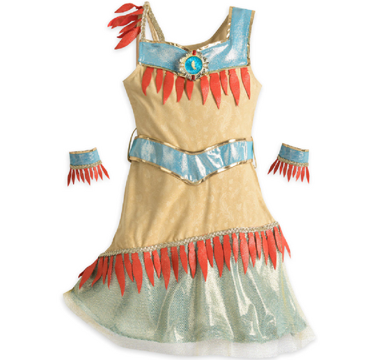 Disney Pocahontas Princess Dress Up Costume for Girls