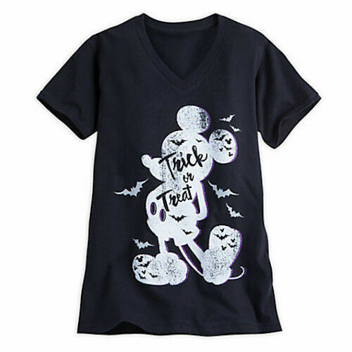 Mickey Mouse Trick or Treat Halloween Woman's Shirt Size X-Small